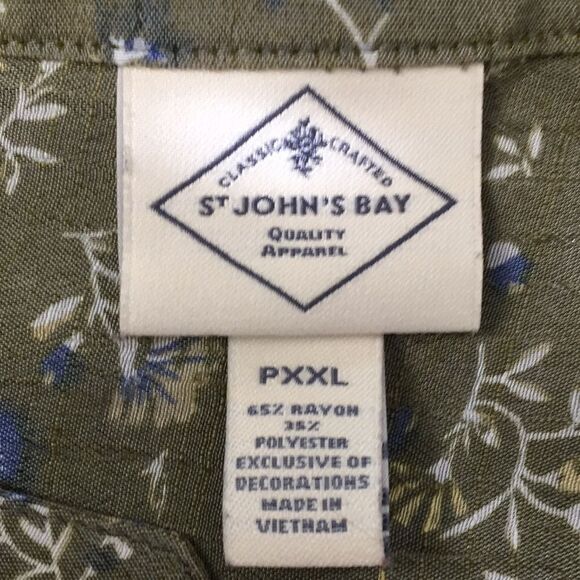 Floral Lightweight Lace Up Neck Blouse Sz PXXL - Picture 7 of 7